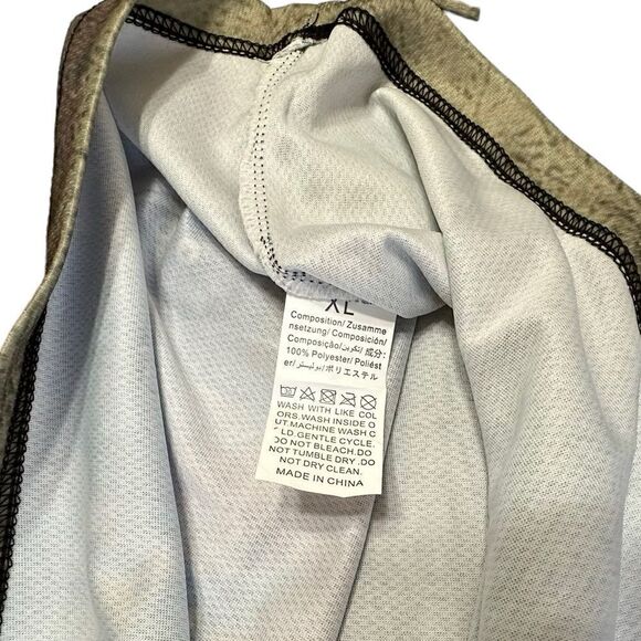 Printed Electric Guitar AOP design Long sleeve tech fabric T-shirt  size XL - Picture 6 of 9